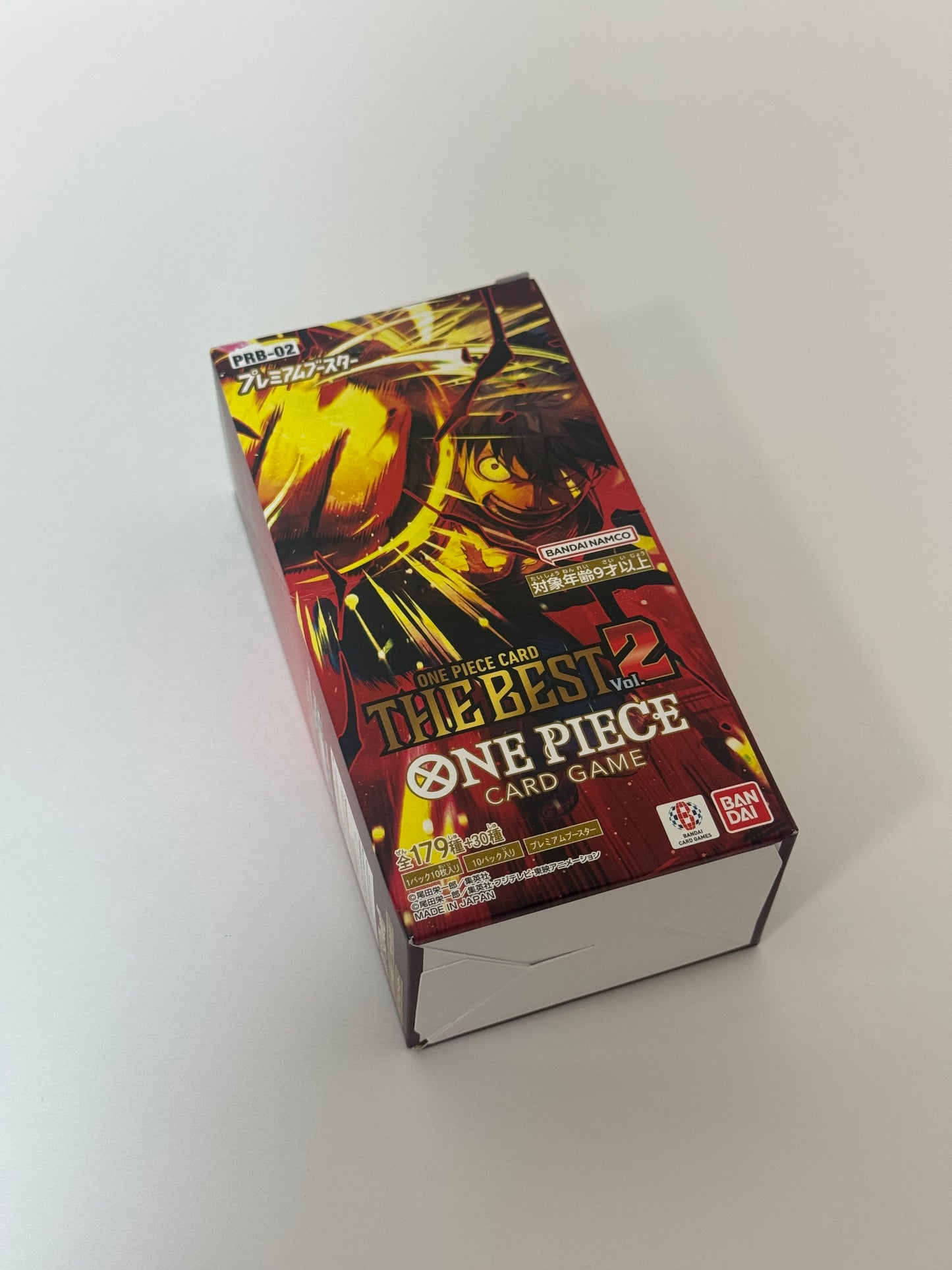 ONE PIECE Card Game – The Best Vol.2 Premium Booster Box (Japanese | PRB-02 | Sealed | Bandai Namco)