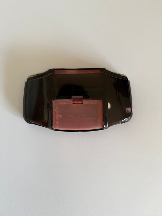 Nintendo Game Boy Advance Back Shell – Smoke Black Transparent (AGB-001 Compatible)