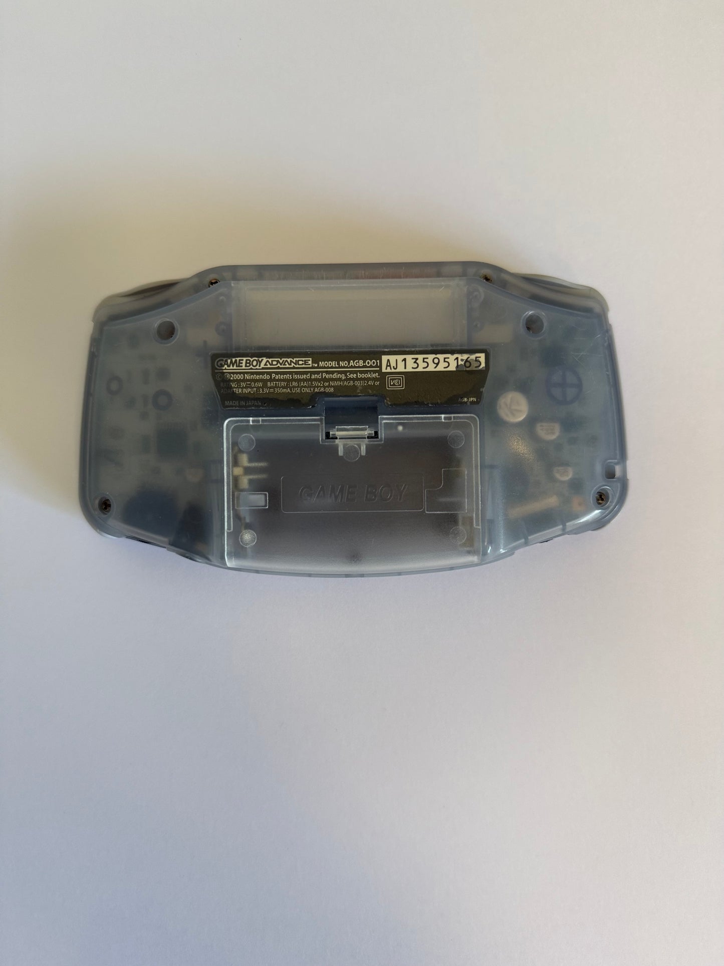 Game Boy Advance – Bleu glacier | Authentique console rétro japonaise (reconditionnée)