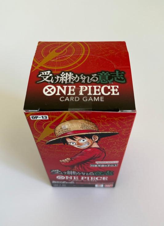One Piece Card Game – Inherited Will Booster Box (OP-13) |Japanese Sealed Display