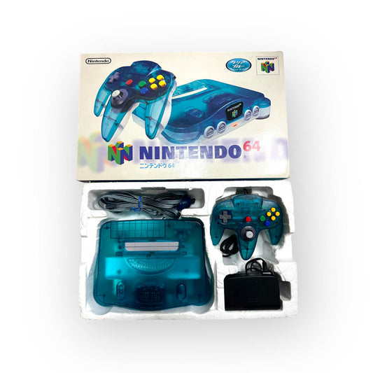 ニンテンドー64 – クリアブルー(箱入り)