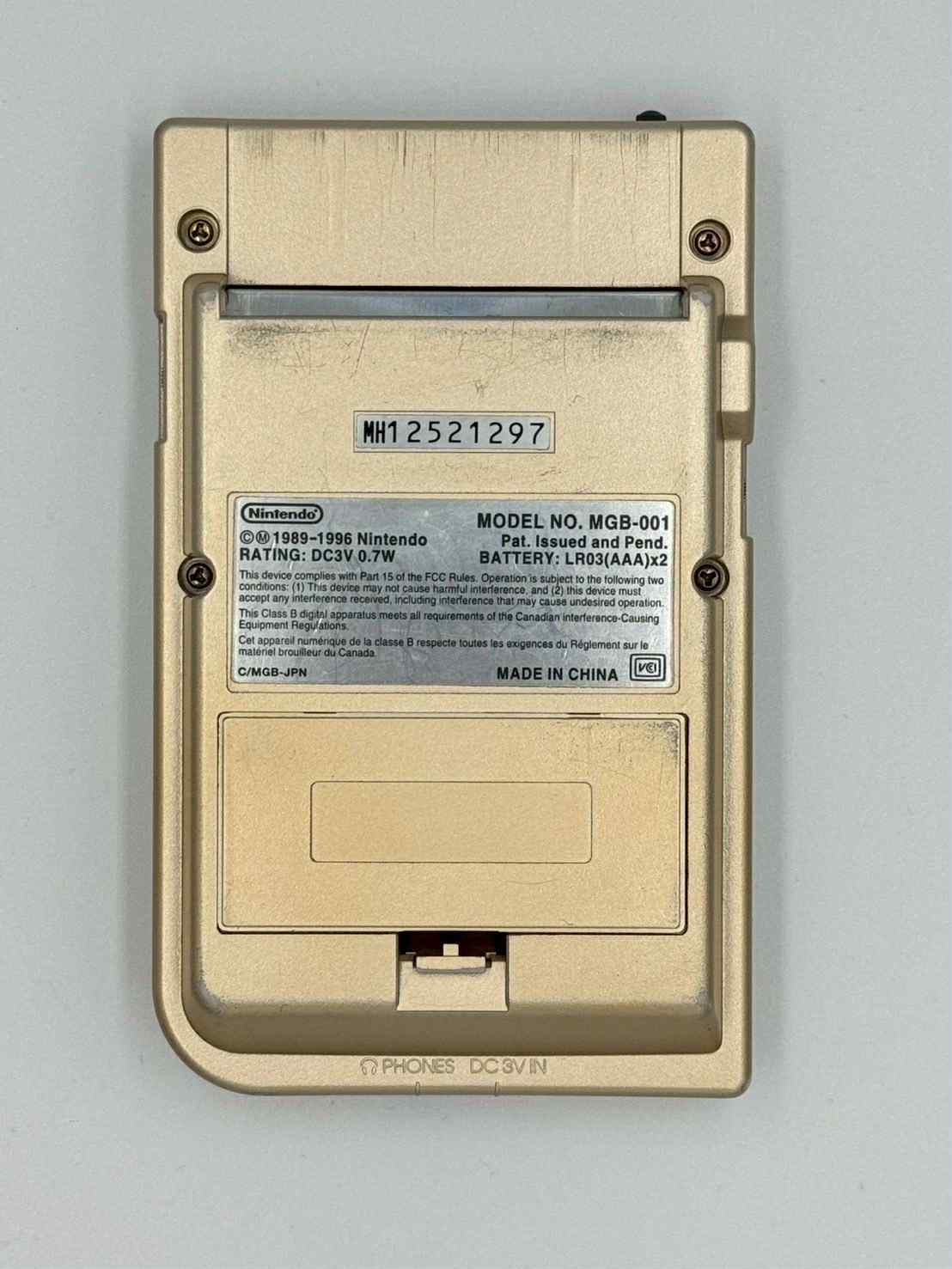 ゲームボーイポケット – ゴールド