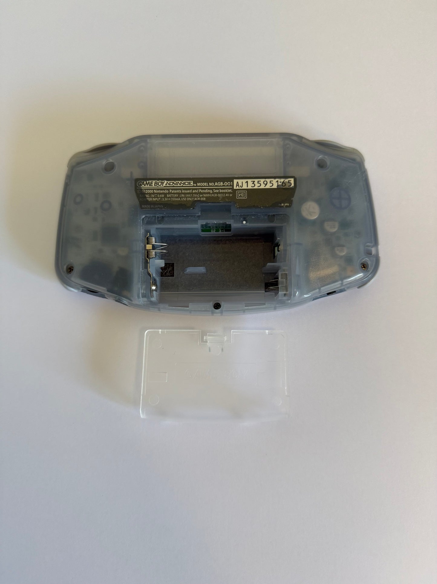 Game Boy Advance – Bleu glacier | Authentique console rétro japonaise (reconditionnée)