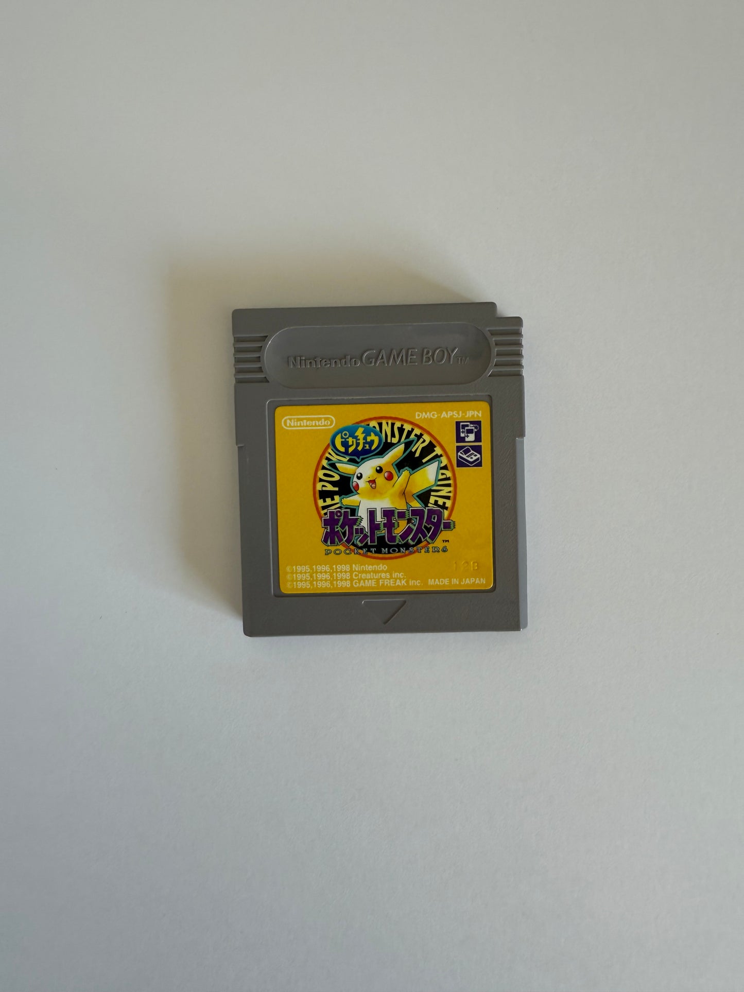 Pokémon Amarillo: Edición Pikachu – Game Boy (Japón, 1998) – Cartucho auténtico de Nintendo