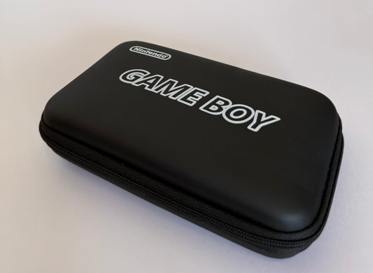 Nintendo Game Boy Carrying Case (Black) – Hard Shell Travel Pouch – For Game Boy, Game Boy Color & Game Boy Advance