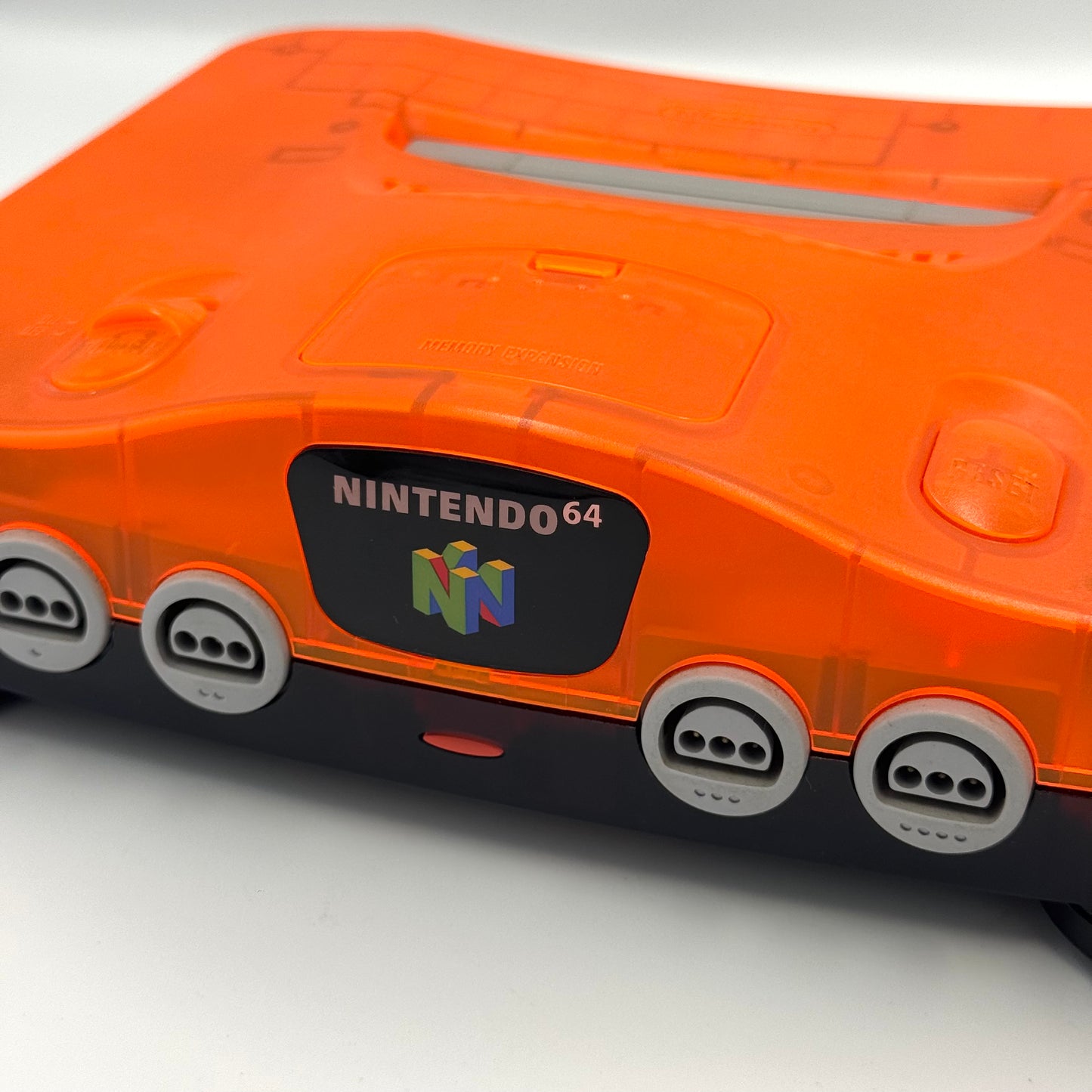 Nintendo 64 Clear Orange Console
