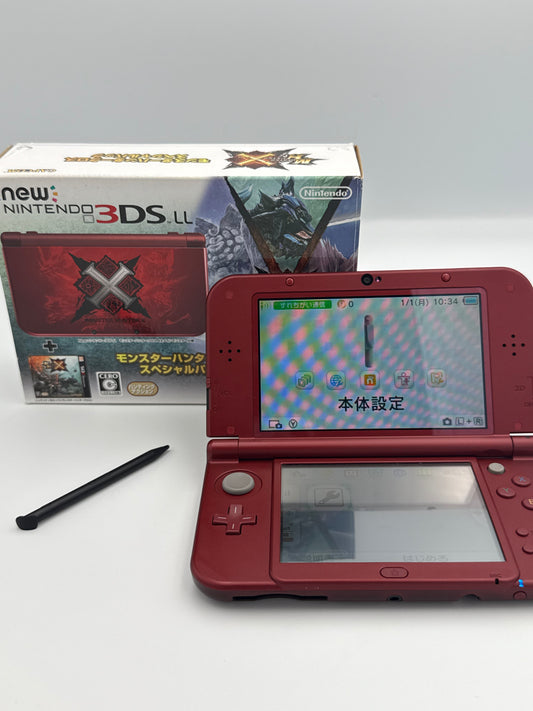 New Nintendo 3DS LL Monster Hunter X Limited Edition
