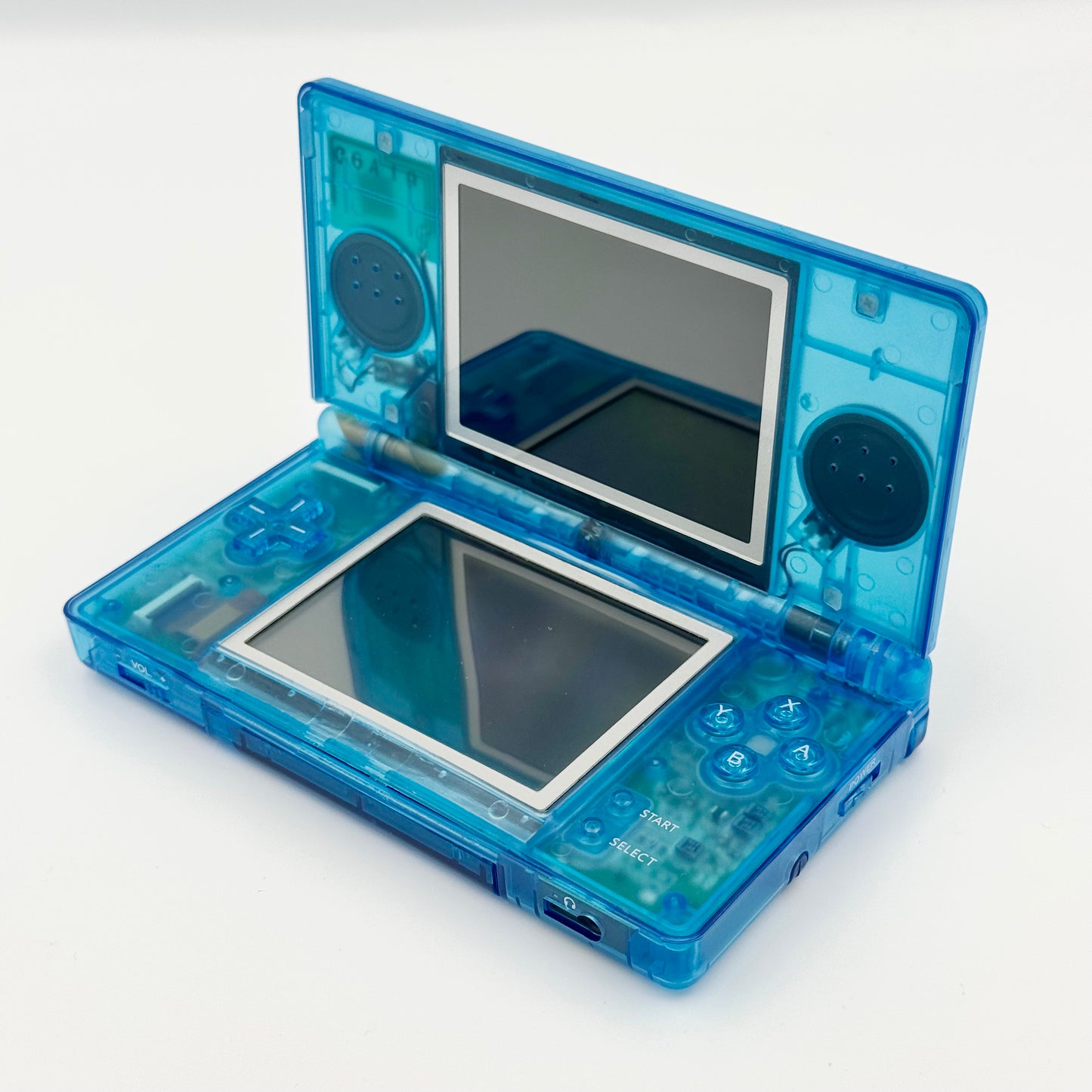 Nintendo DS Lite Custom Transparent Blue
