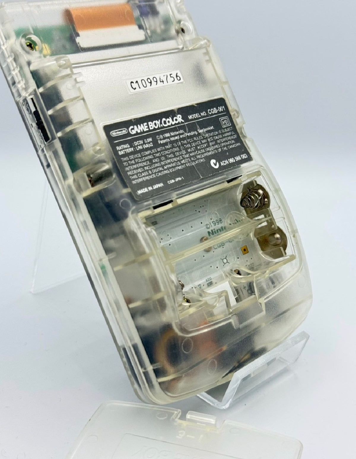Game Boy Color – Blanc transparent