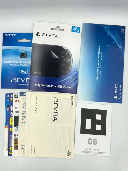 Sony PS Vita 2000 – Pack Rouge et Noir (Complet)