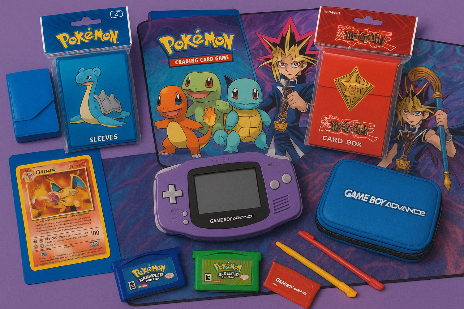 Accessoire de carte Pokémon, yu gi oh et game boy advance