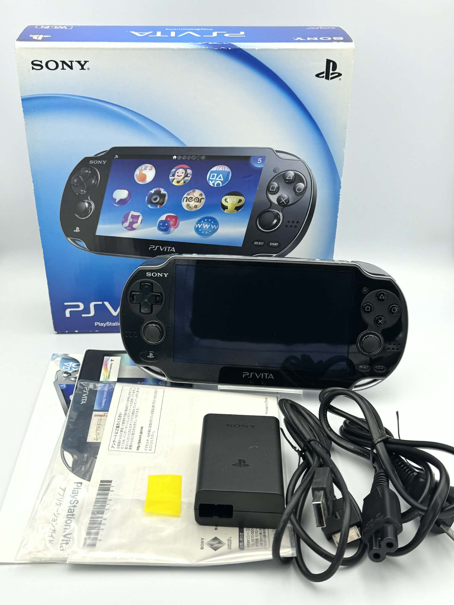 Sony PS Vita 1000 – Black (Complete Box) – Tokyo Retro