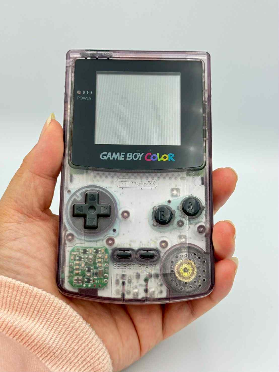Game Boy Color Purple – With Box & Manual