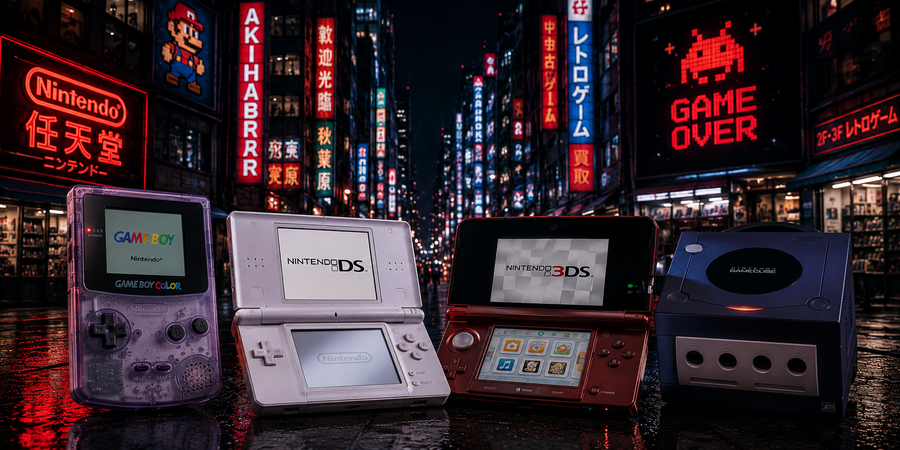 Nintendo consoles from Japan
