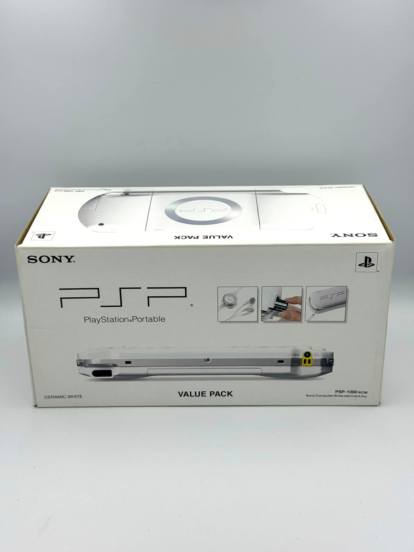 PSP 1000 – セラミック・ホワイト バリューパック（コンプリート） 