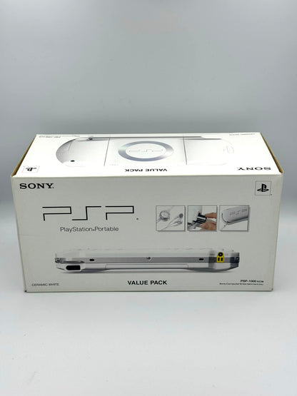 PSP 1000 – セラミック・ホワイト バリューパック（コンプリート） 
