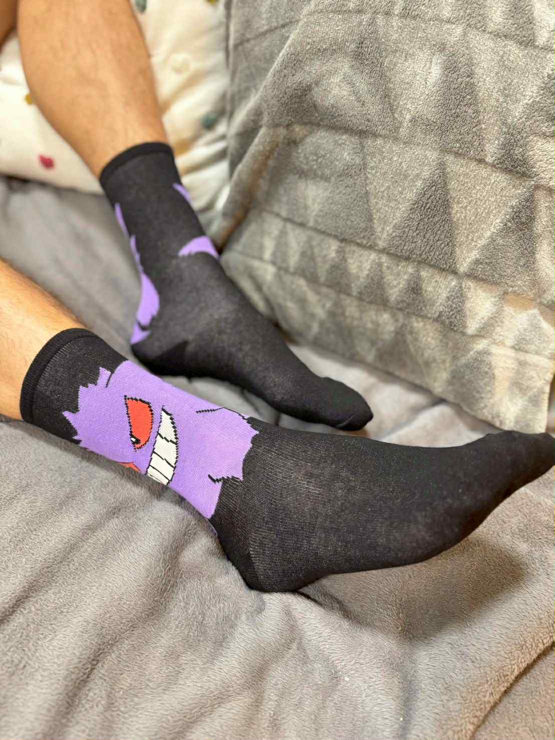 pack de 3 chaussettes Pokémon – Gengar / Ronflex / Lucario