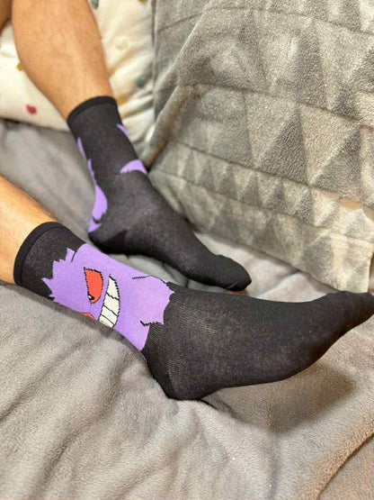 pack de 3 chaussettes Pokémon – Gengar / Ronflex / Lucario