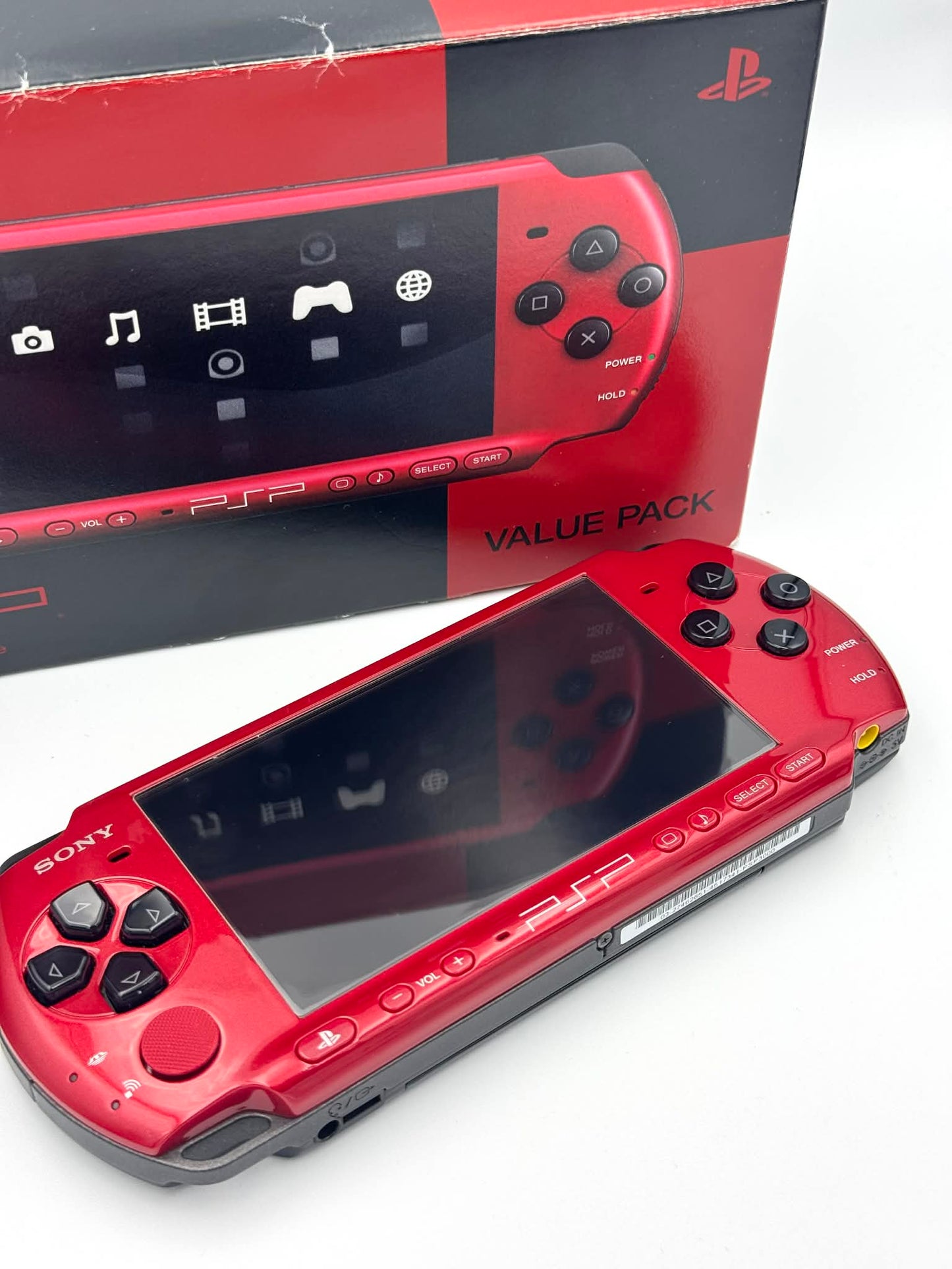 PSP 3000 – Pack Valeur Rouge/Noir (Complet) 