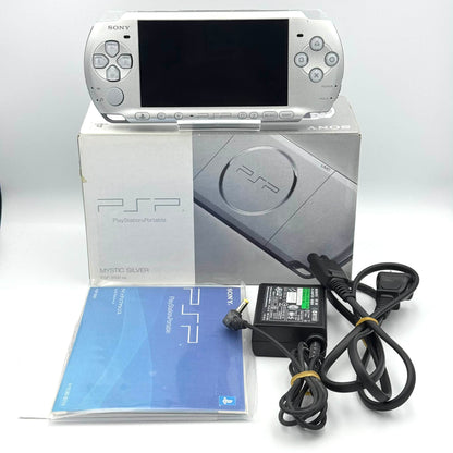 Sony PSP 3000 – ミスティックシルバー 🇯🇵 (バリューパック コンプリート) 