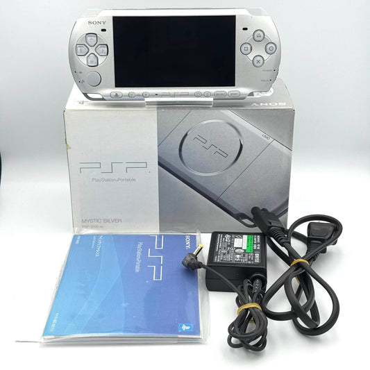 Sony PSP 3000 – Boîte Argent Mystique 🇯🇵