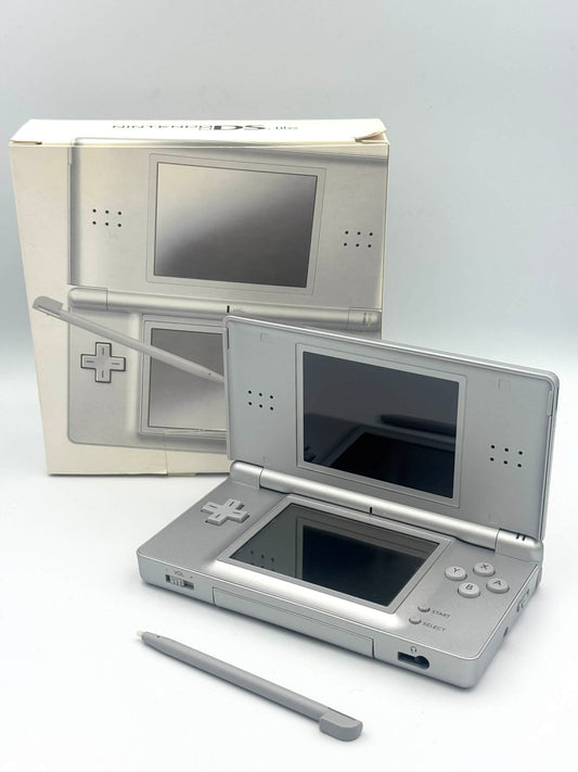 Nintendo DS Lite – Argent (Boîte complète) 