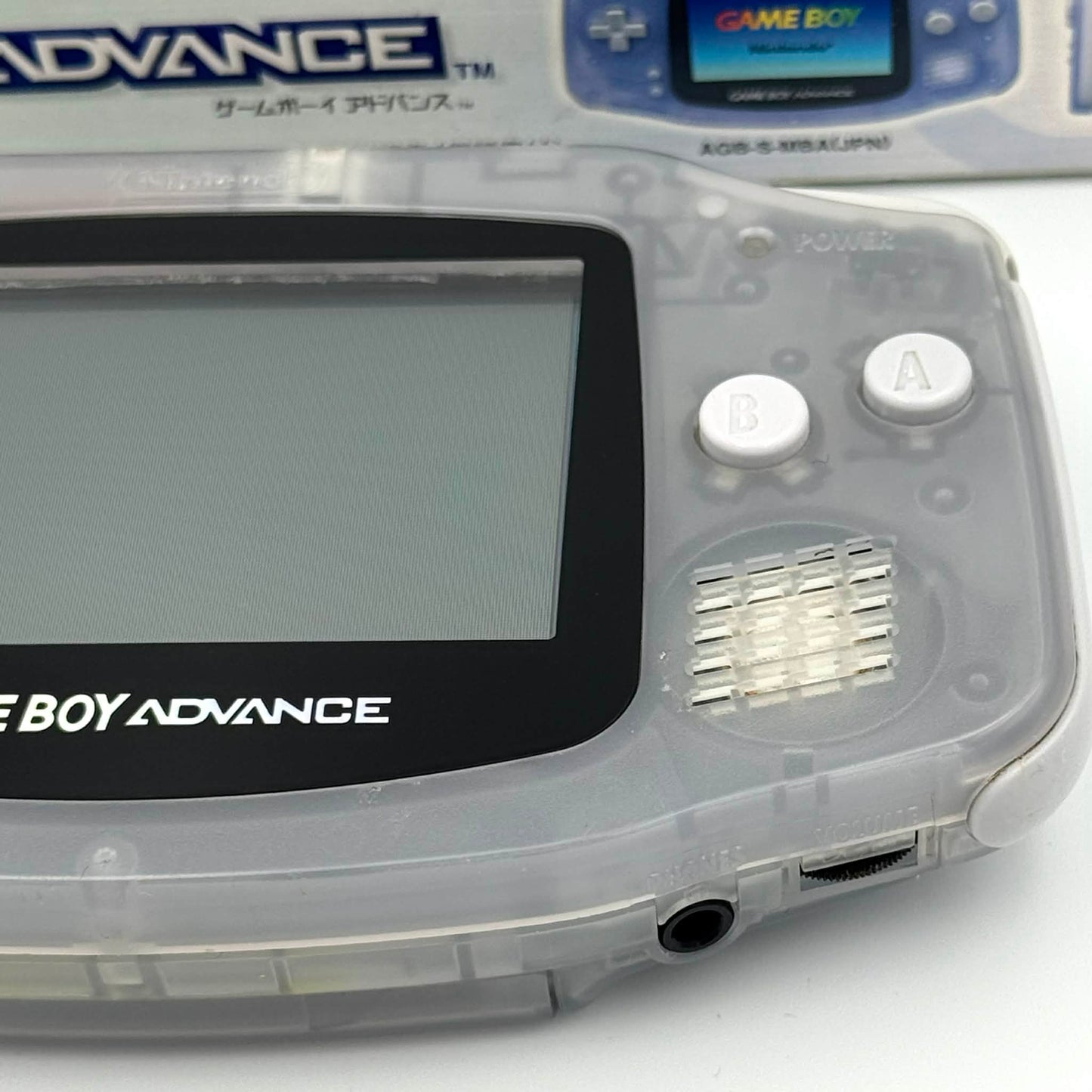Game Boy Advance – Glacier Clear (Complete in Box)
