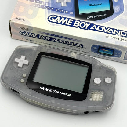 Game Boy Advance – Glacier Clear (Complete in Box)