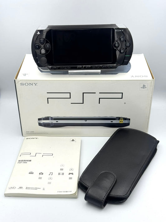 PSP 1000 – Noire (Avec boîte d'origine) 