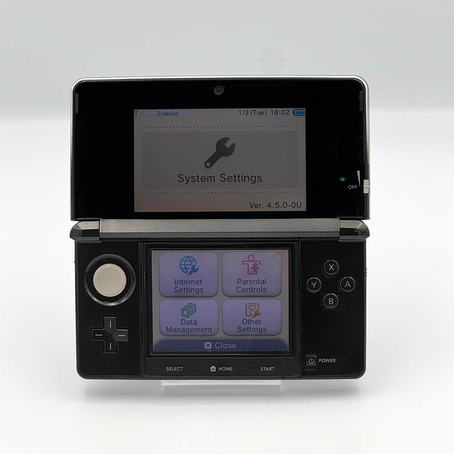 Nintendo 3DS – Noir (Version américaine)