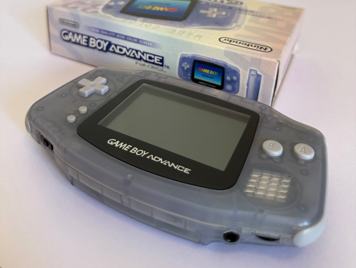 Game Boy Advance – Glacier | Consola retro japonesa auténtica (reacondicionada, con caja original)