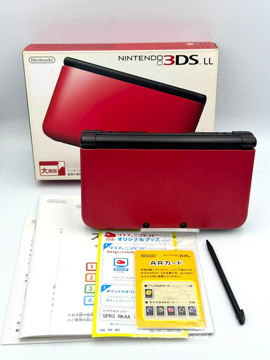 Nintendo 3DS LL – Rouge et Noir (Boîte complète) 