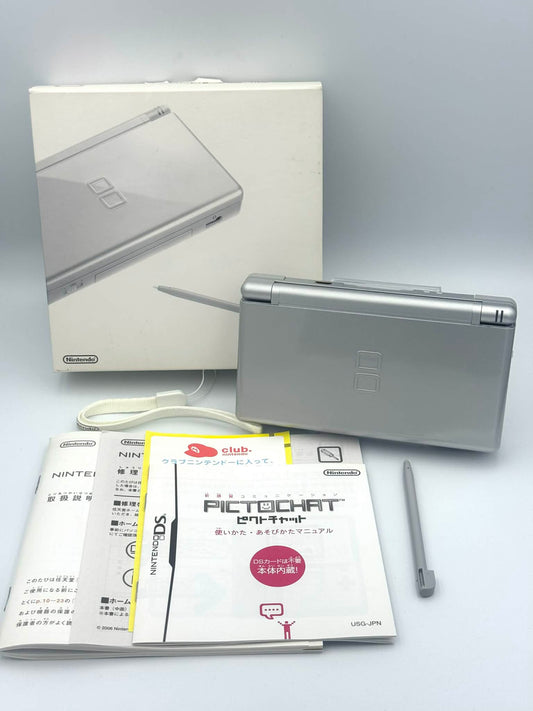Nintendo DS Lite – Argent (Boîte complète) 