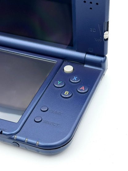 Nouvelle Nintendo 3DS LL – Bleu métallisé (Boîte complète) 