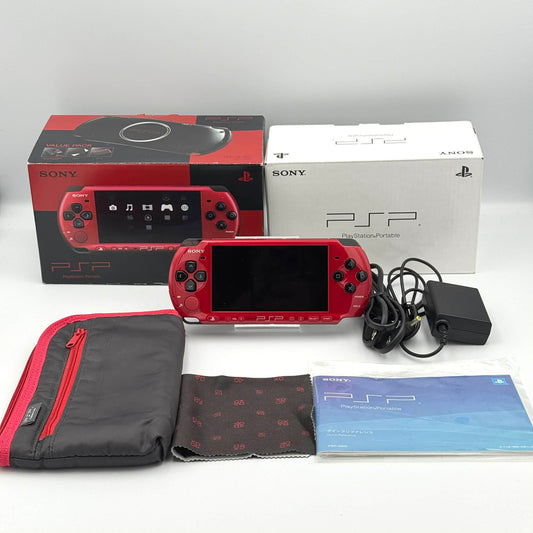 PSP 3000 – Pack Valeur Rouge/Noir