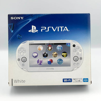 PS Vita スリム 2000 – ホワイト – Bグレード