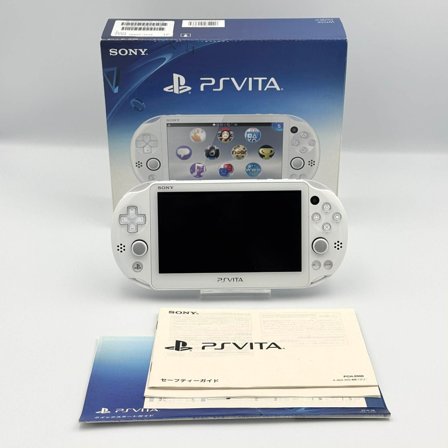PS Vita スリム 2000 – ホワイト – Bグレード
