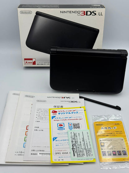 Nintendo 3DS LL – Noire (Boîte complète) 