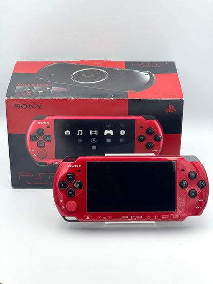 PSP 3000 – Pack Valeur Rouge/Noir (Complet) 