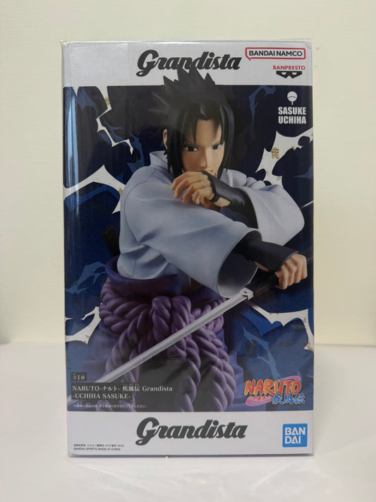 Figurine Naruto Shippuden Grandista Sasuke Uchiha | Bandai Banpresto Officiel | Série Grandline Shinobi