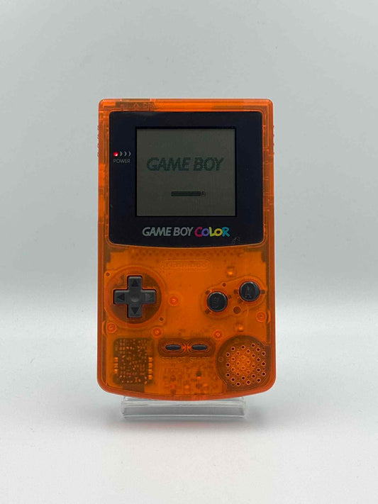 Game Boy Color – Orange transparent et noir transparent 