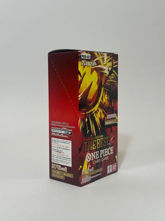 ONE PIECE Card Game – The Best Vol.2 Premium Booster Box (Japanese | PRB-02 | Sealed | Bandai Namco)