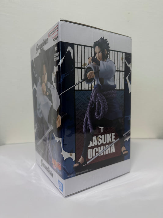 Figurine Naruto Shippuden Grandista Sasuke Uchiha | Bandai Banpresto Officiel | Série Grandline Shinobi