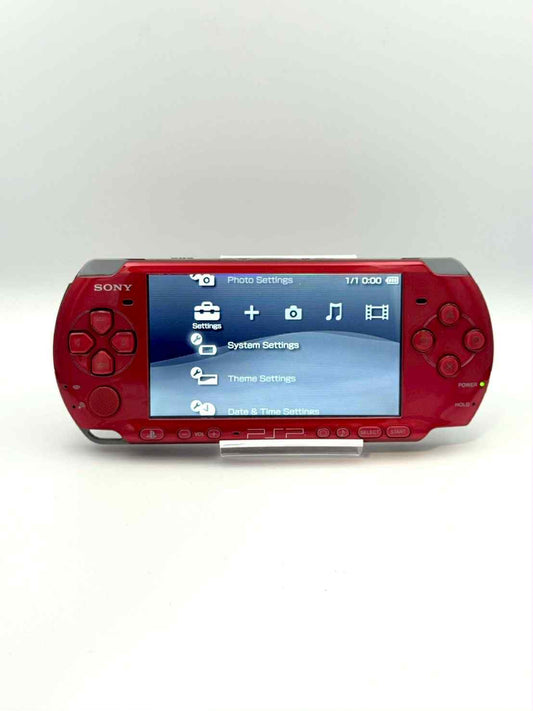 PSP 3000 Couleurs Carnaval – Rouge éclatant 🇯🇵 