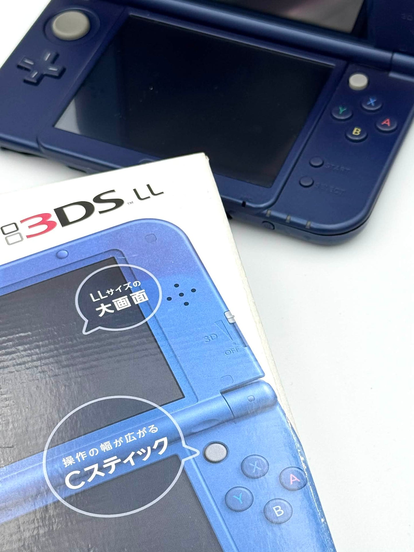Nouvelle Nintendo 3DS LL – Bleu métallisé (Boîte complète) 