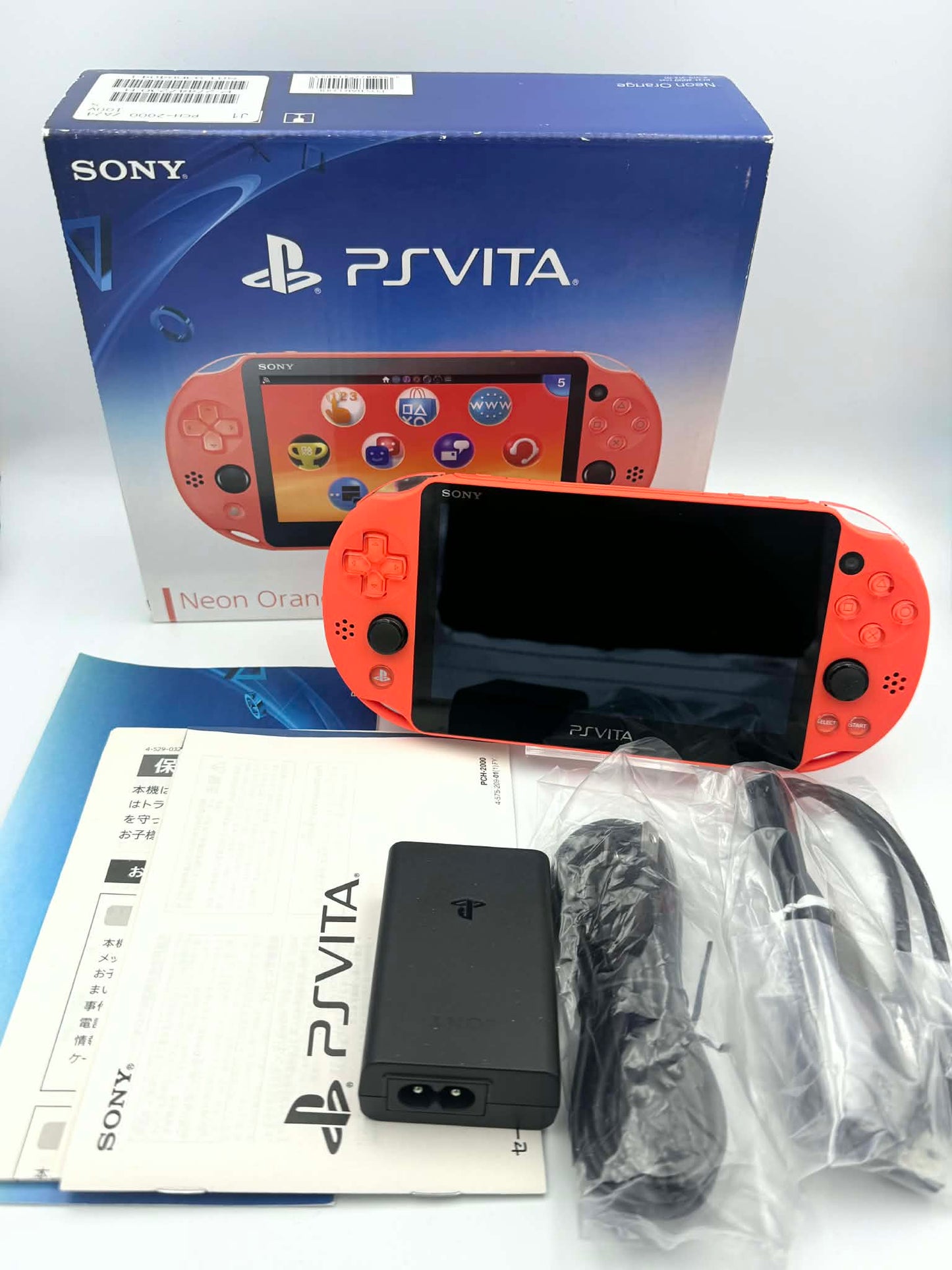 PS Vita 2000 – Neon Orange (Complete in Box)