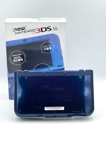 Nouvelle Nintendo 3DS LL – Bleu métallisé (Boîte complète) 