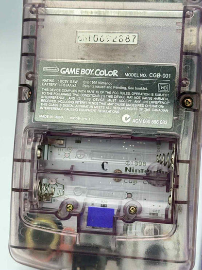Game Boy Color Purple – With Box & Manual