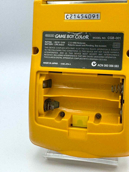 Game Boy Color Jaune – Boîte 🇯🇵 