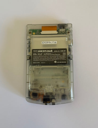 Game Boy Color – Transparente | Consola retro japonesa auténtica (reacondicionada)